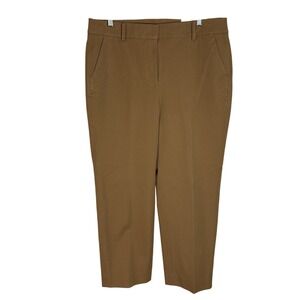 NWT Chico's Cropped Bi-stretch Straight‎ Leg Pants Size 10